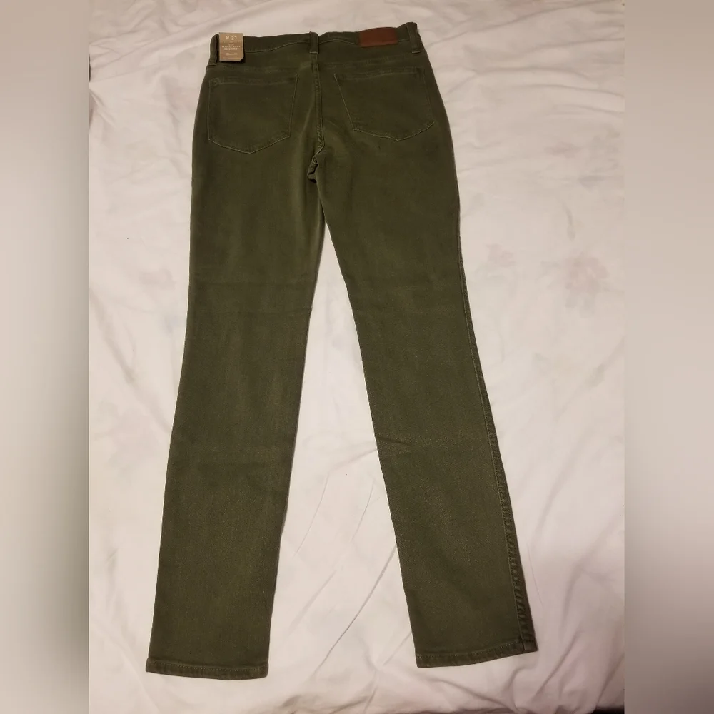 NWT Madewell Jeans Women's Size 27 Color Militar Green